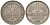 ФРГ 1 марка 1950 F KM 110, J. 385 медно-никель 4159-1025