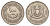 Ливия 100 дирхемов 1975 год-тип KM 17 медно-никель 4673-815