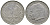 ФРГ 2 марки 1958 D, Макс Планк KM 116, J. 392 медно-никель плакированный никелем 4379-1241