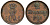 Ганновер 2 пфеннига 1851 B, Эрнст Август (1837-1851) KM 202.1, AKS 124, J. 75 медь 75-1956