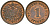 Германия 1 пфенниг 1911 F, Вильгельм II (1888-1918) KM 10, J. 10 медь aUNC 1525-541