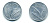 Италия 10 лир 1953 R, плуг, колосья KM 93 алюминий 25-923
