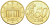 Германия 50 евроцентов 2002 KM 212 нордик UNC 4126-116