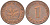ФРГ 1 ПФЕННИГ 1950 J KM 105, J. 380 сталь плакированная медью 116-345