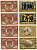 СЮЛЬ 4х50 ПФЕННИГОВ 1921 РАЗБОЙНИЧКИ бумага UNC (пресс) 70-2512