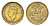 Цейлон 25 центов 1943 Георг VI (1936-1952), год-тип KM 115 никель латунь 4516-766