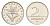 Венгрия 2 форинта 1996 KM 693 медно-никель UNC 4705-1156