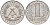 ГДР 1 пфенниг 1968 A KM 8.1 алюминий 96-137