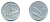 ИТАЛИЯ 10 ЛИР 1955 R, КОЛОСЬЯ, ПЛУГ KM 93 алюминий 4364-1126