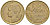 ФРАНЦИЯ 20 ФРАНКОВ 1951 ПЕТУХ, 4 ПЕРА KM 917.1, LE FRANC 402.7 алюминивая бронза 175-644