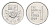 Южная Корея 1 вона 1969 роза шарона KM 4a алюминий UNC 4636-1269