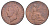 Великобритания 1/2 пенни 1826 Вильгельм IV (1830-1837) KM 692, Spink 3824 бронза 4657-621