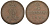 Ганновер 2 пфеннига 1842 A, Эрнст Август (1837-1851) KM 174.1, AKS 122, J. 55 медь 75-1725