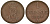 Ганновер 1 пфенниг 1840 A, Эрнст Август (1837-1851) KM 173.1, AKS 126, J. 54 медь 75-1542