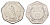Мадагаскар 10 ариари 1992 год-тип KM 18 сталь плакированная никелем UNC 4671-246