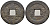Китай 1 кэш ND (XVII-XX век) 3,9 гр бронза 4610-124