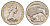 Новая Зеландия 20 центов 1970 Елизавета II (1952-2022), птичка киви, тираж 30.000 экземпляров KM 36 медно-никель BU 89-1525