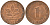 ФРГ 1 пфенниг 1981 J KM 105, J. 380 сталь плакированная медью    4598-619