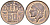 БЕЛЬГИЯ 50 САНТИМОВ 1965 BELGIQUE, БОДУЭН I (1951-1993) KM 148.1 бронза 206-168