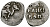 ВЕЛИКОЕ КНЯЖЕСТВО МОСКОВСКОЕ ДЕНГА 1535 - 1547 ИВАН IV ВАСИЛЬЕВИЧ, МОСКОВСКИЙ МОНЕТНЫЙ ДВОР, 0,33 ГР ГиК №26 серебро 262-1061