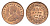 Британская Индия 1/12 анна 1921 Георг V (1910-1936) KM 509 бронза  UNC  4658-1116