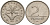 Венгрия 2 форинта 1994 KM 693 медно-никель 4154-1125