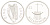 Ирландия 1 фунт 2000 Миллениум KM P1 серебро BU 441-435