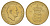 Дания 1 крона 1957 C, Фредерик IX (1947-1972) KM 837 алюминиевая бронза 4657-353