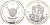 Камерун 1000 франков 2012 РЕЧНАЯ ГОРИЛЛА KM NEW серебро PROOF 01-151-31