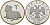 Россия 2 рубля 2003 серия знаки зодиака, овен, СПМД серебро PROOF 1076-7-23