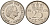 Нидерланды 25 центов 1963 Юлиана (1949-1980) KM 183 никель    4598-421