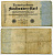 Германия 500 марок 1922 зеленая серия, 7 цифр в номере Pick 74 b бумага 7146-39-3-2
