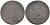 БЕЛЬГИЯ 2 САНТИМА 1842 BELGES KM 4.2 медь 4448-714