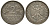ФРГ 2 марки 1951 F J 386, KM 111 медно-никель плакированный никелем 413-2411