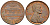 США 1 цент 1960 D, Линкольн KM 201 медь цинк 4564-331
