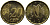 ИРЛАНДИЯ 20 ЕВРОЦЕНТОВ 2002 KM 36 латунь UNC 4390-1013