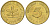 ФРГ 5 пфеннигов 1971 D KM 107, J. 382 сталь плакированная латунью 4164-528