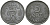 Дания 5 эре 1958 C;S, Фредерик IX (1947-1972) KM 843.2 цинк 4137-612