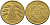 Германия 50 рентенпфеннигов 1924 A J. 310, KM 34 алюминиевая бронза UNC 1076-6-24