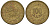 Тунис 100 миллимов 1960 KM 309 латунь 4162-446