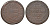 Мекленбург-Висмар 3 пфеннига 1830  AKS 93 медь    188-458