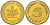 ФРГ 5 ПФЕННИГОВ 1983 G KM 107, J. 382 сталь плакированная латунью 4181-1016