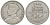 Фиджи 1 флорин 1934 Георг V (1910-1936), герб Фиджи KM 5 серебро 91-1216