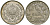 ГЕРМАНИЯ 1/2 МАРКИ 1916 E J. 16, KM 17 серебро UNC 65-245