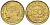 ФРАНЦИЯ 50 САНТИМОВ 1932 ТИП MORLON, OPEN 9, С ЯГОДОЙ KM 894.1, LE FRANC 192.7 алюминиевая бронза 44-663