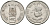 Индия 5 рупий 1995 50 лет FAO KM 157 медно-никель 95-113