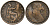 Великобритания 1/2 пенни 1877 Виктория (1837-1901) KM 754, Spink 3956 бронза 34-941