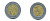 Мексика 1 песо 1997 KM 603 биметалл 176-1234