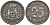 город Аахен 25 пфеннигов 1920 нотгельд, собака  цинк 4595-247