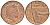 Великобритания 1 пенни 2010 Елизавета II (1952-2022) KM 1107, Spink B6 сталь плакированная медью 4609-729